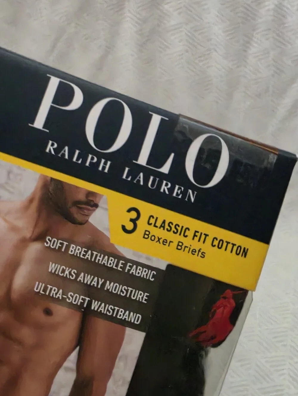 NEW Polo Ralph Lauren Men's Classic Fit Cotton Boxer Briefs3-Pack
